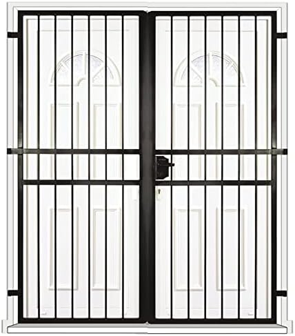 Grille porte Droite -2 vantaux pour encadrure H=220 cm x L=200 cm (côte tableau)
