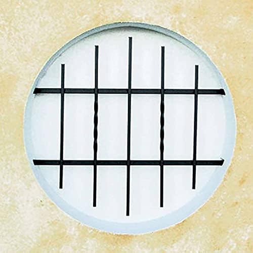 Grille ronde DROITE TORSADEE