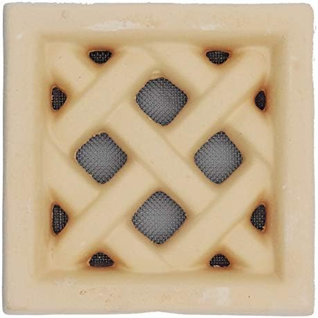 Grille d'aération Claustra terre cuite - 13x13 cm (Rose Clair)