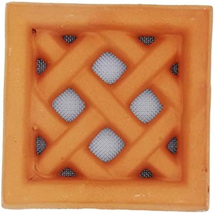 Grille d'aération Claustra terre cuite - 13x13 cm (Rouge)