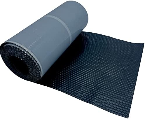 Solin Noir auto-adhesif - Aluminium 30 cm x 5 m - Ral 9005 - en rouleau
