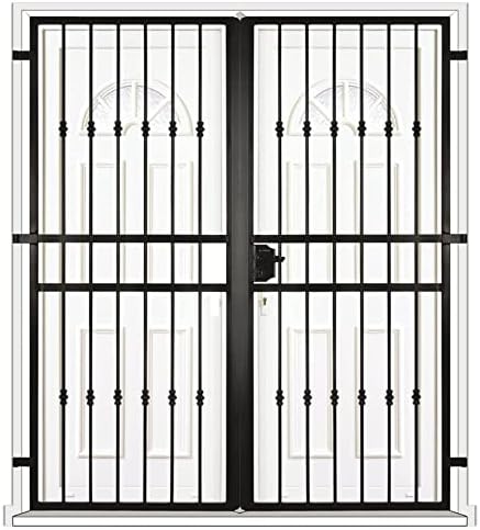 Grille porte Lestape -2 vantaux pour encadrure H=220 cm x L=200 cm (côte tableau)