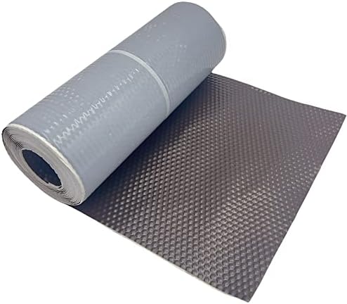 Solin Marron Foncé auto-adhesif - Aluminium 30 cm x 5 m - Ral 8019 - en rouleau