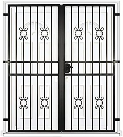 Grille porte Toscane -2 vantaux pour encadrure H=220 cm x L=200 cm (côte tableau)
