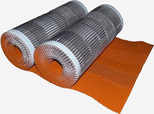 Closoir de Faîtage Souple Ventilé Tout Aluminium 400mm X 5ml Rouge - 2 Rouleaux