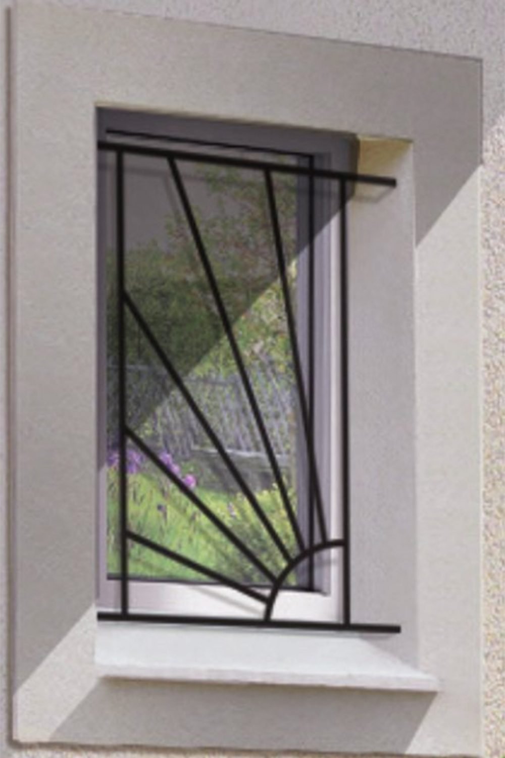 Grille de Defense Soleil pour Fenetre H= 75 cm x L= 80 cm (côte tableau)