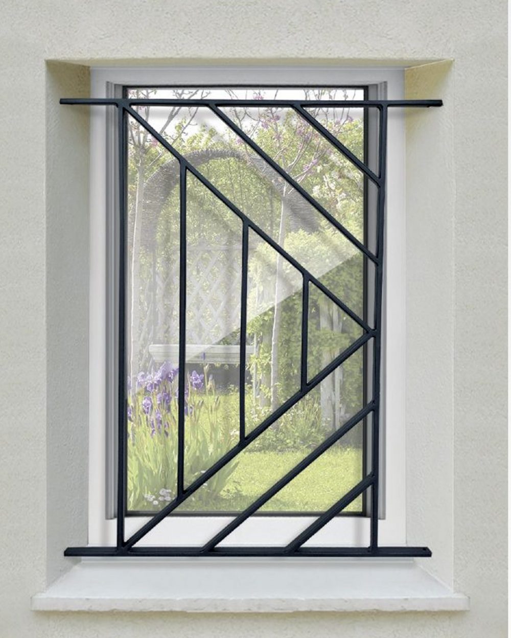 Grille de Defense Isoangle pour Fenetre H= 65 cm x L= 40 cm (côte tableau)
