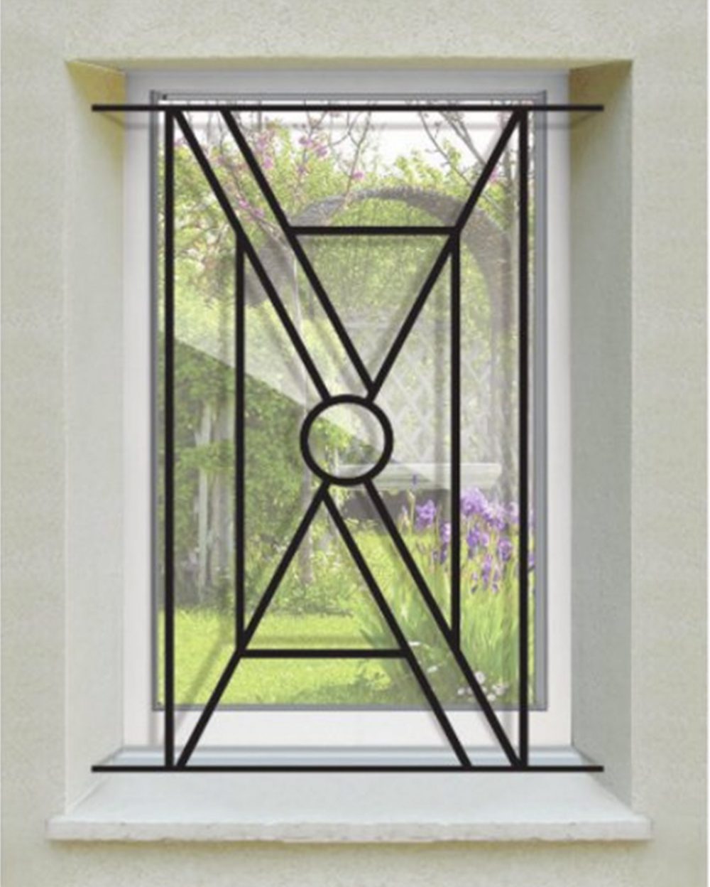 Grille de Defense Octune pour Fenetre H= 95 cm x L= 60 cm (côte tableau)