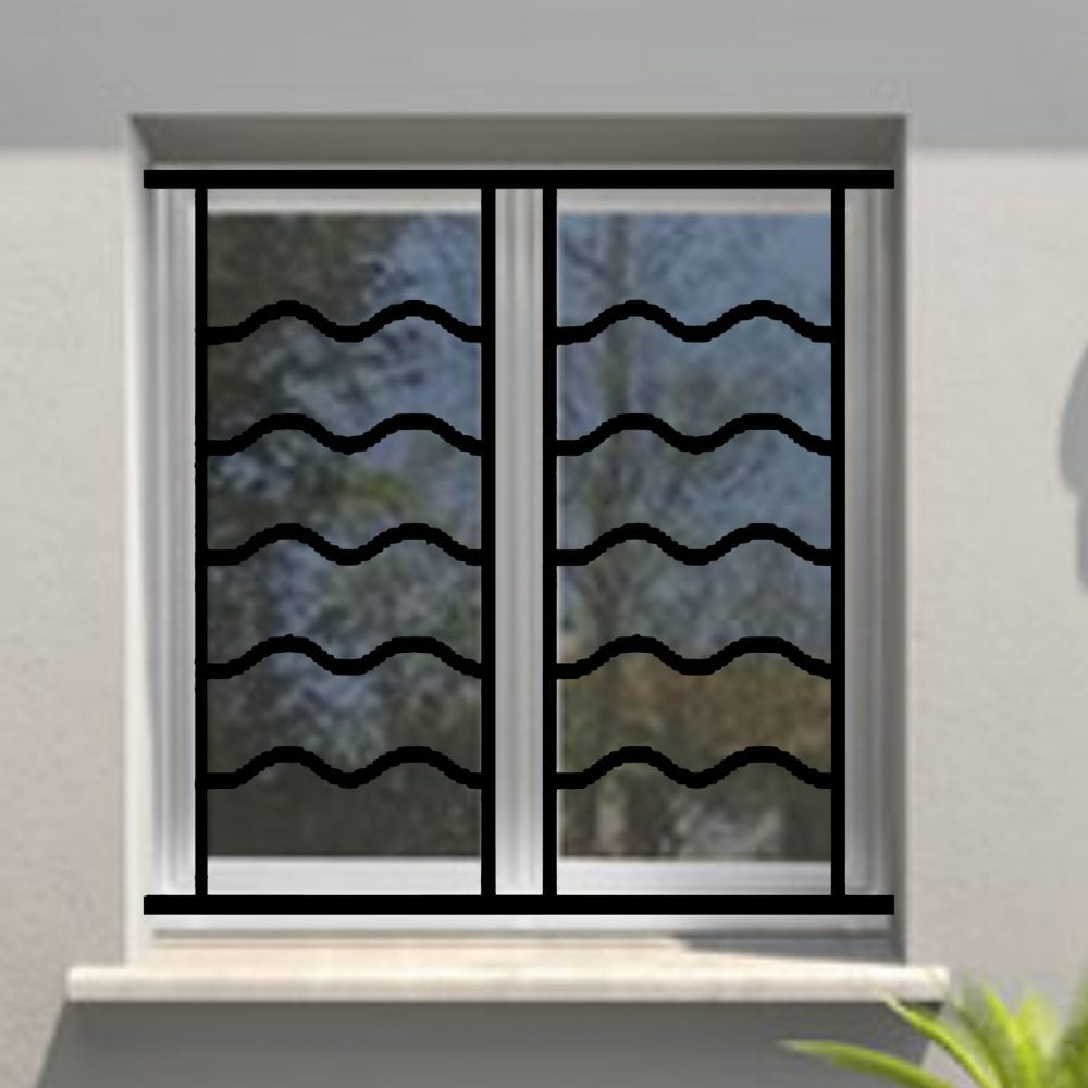 Grille de Defense Oceane pour Fenetre H= 105 cm x L= 100 cm (côte tableau)