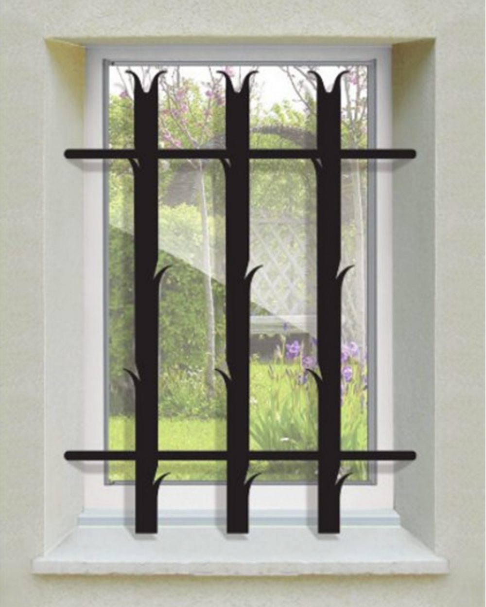 Grille de Defense Epis pour Fenetre H= 115 cm x L= 120 cm (côte tableau)