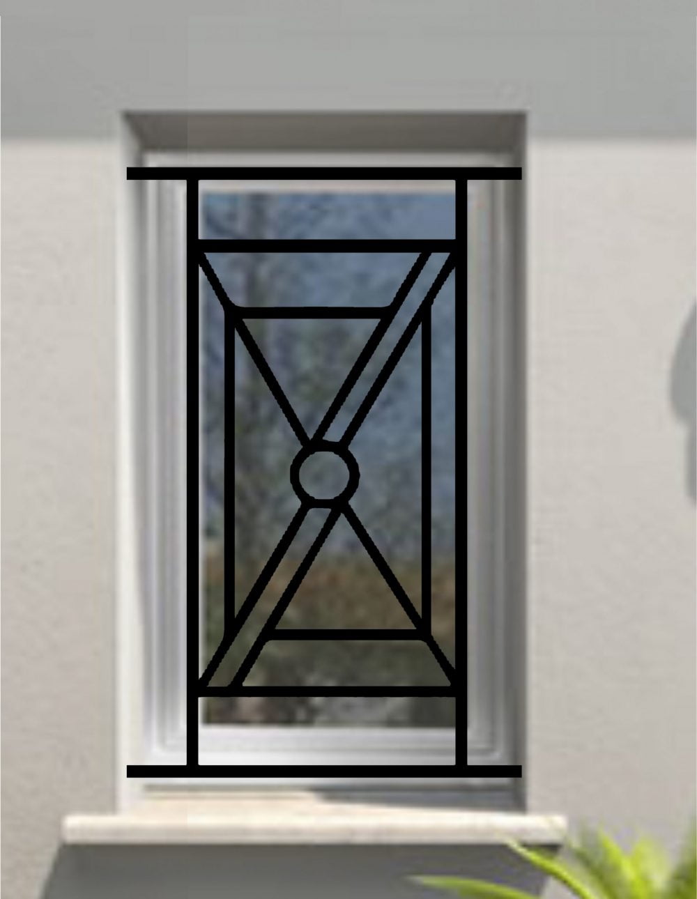 Grille de Defense Octune pour Fenetre H= 105 cm x L= 60 cm (côte tableau)
