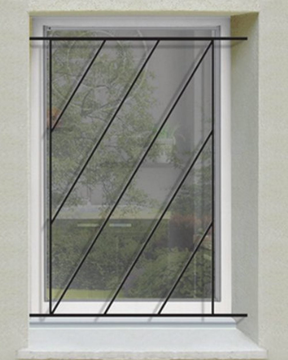 Grille de Defense Diago pour Fenetre H= 95 cm x L= 60 cm (côte tableau)