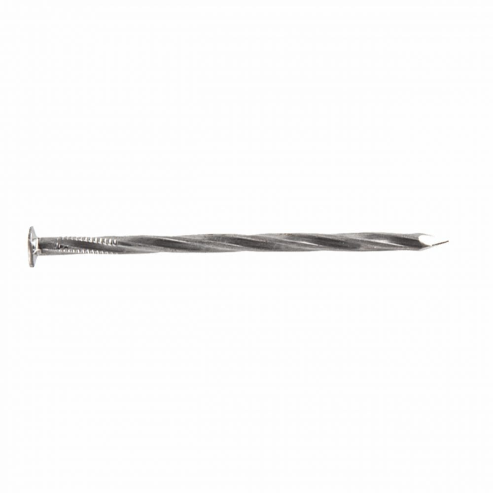 Clou - Pointe - Torsadée - tête plate - acier - Ø 6,0 mm - 160 mm - boite de 5 Kg