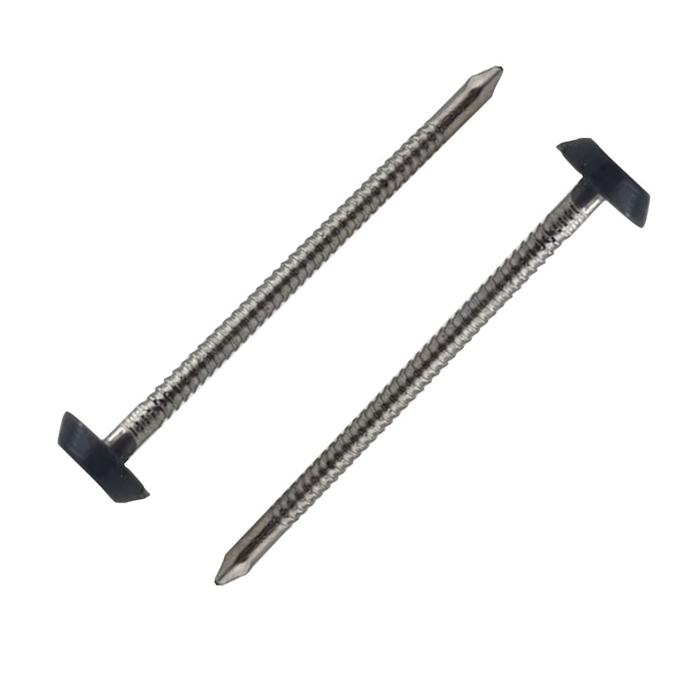 Pointes tête plastifiée 2.50 x 40 mm Anthracite – RAL 7016 – Boite 100 pièces