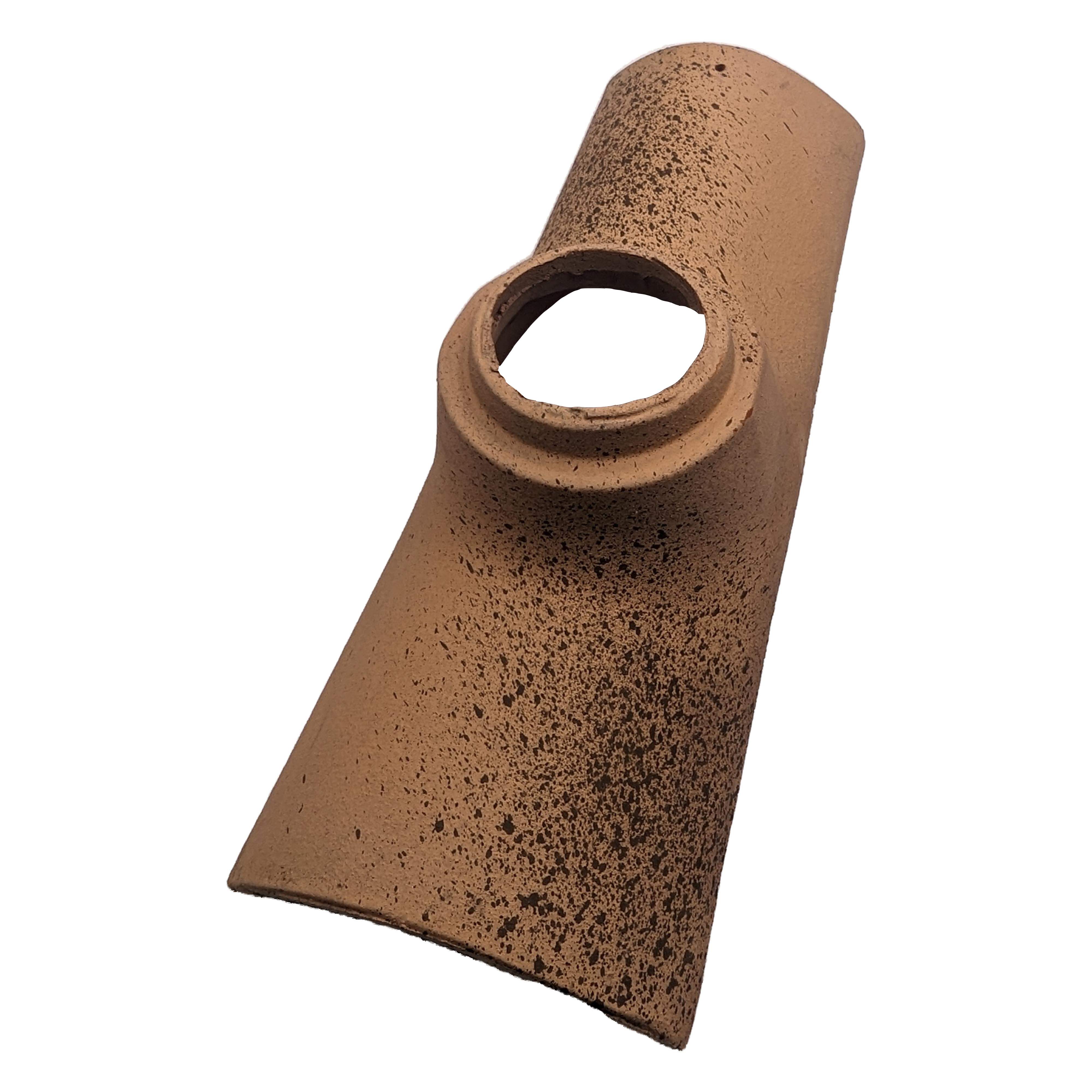 Douille adaptable tuile Canal - Diamètre 100 - Castel Clair tacheté de Noir