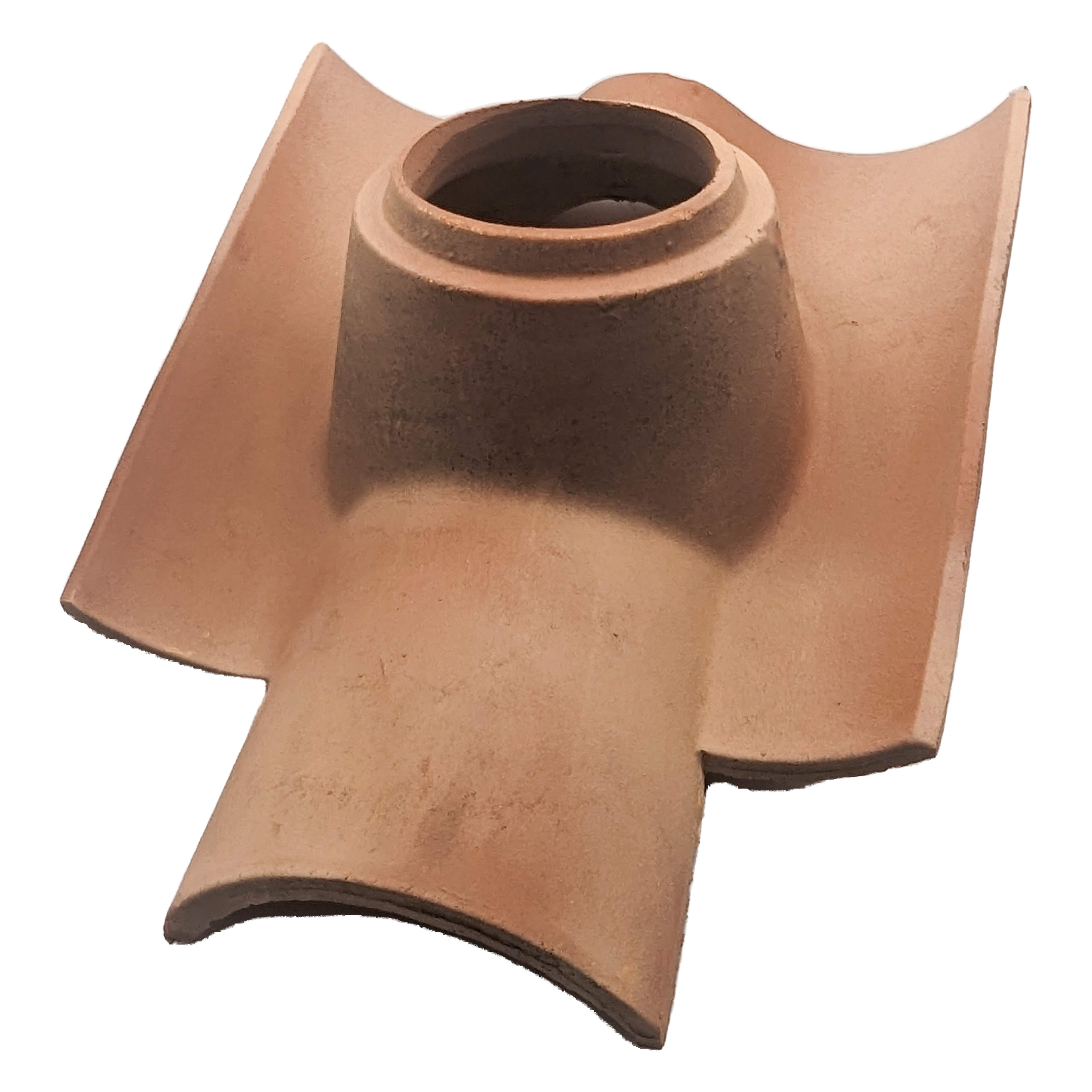 Douille adaptable tuile Canal - Diamètre 125 - Flammée (Claire Nuancée Rose)