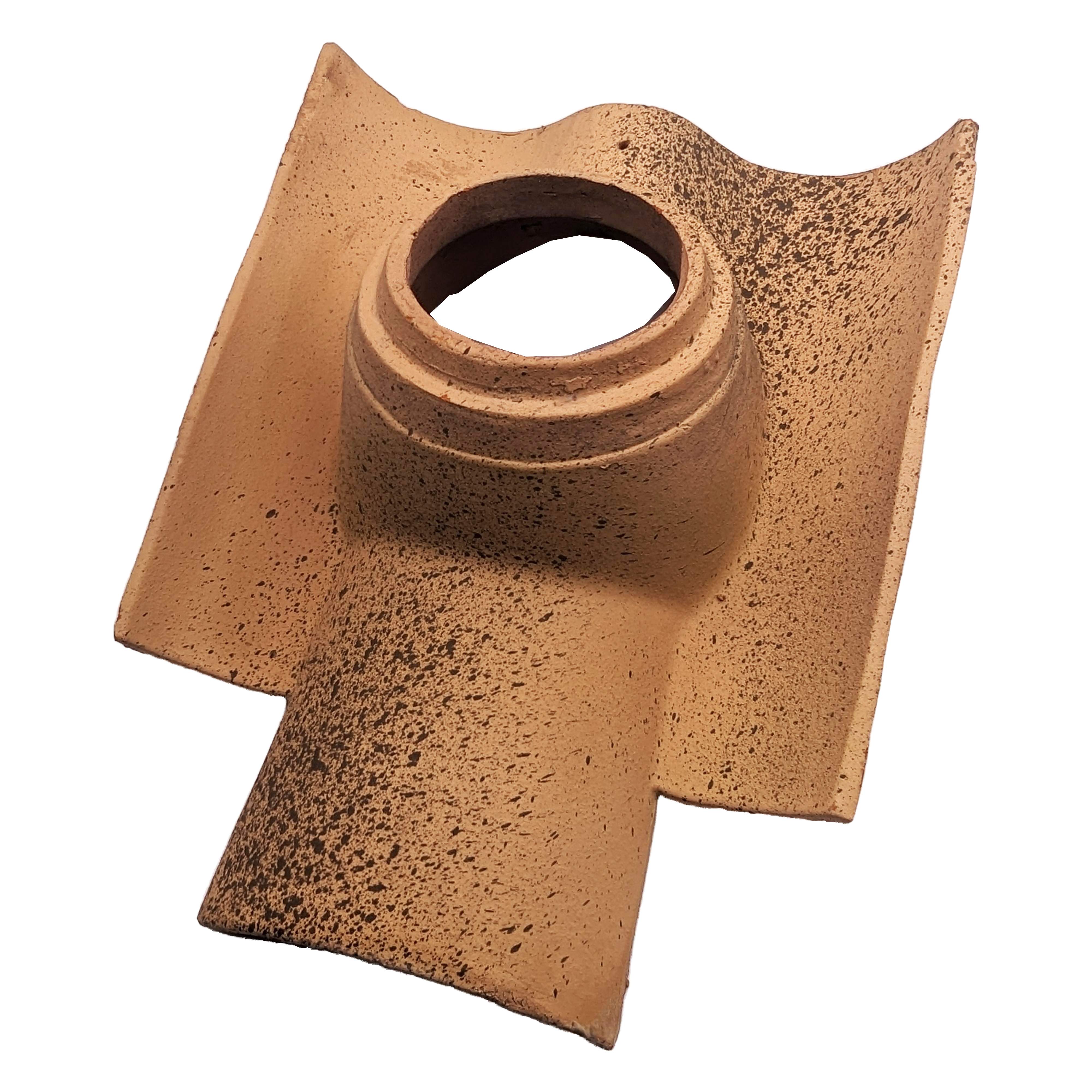 Douille adaptable tuile Canal - Diamètre 125 - Castel (Clair tacheté de Noir )